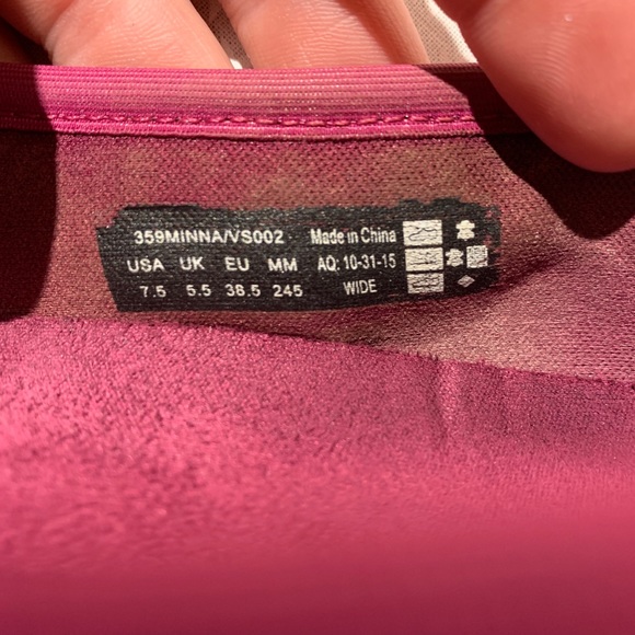 Vionic Women's 7.5 Faux Snake Skin Bow Ballet Flats Slip On Shoes Casual Fuchsia - Picture 6 of 7